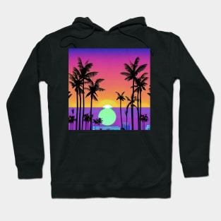 Synthwave Art Retro Futuristic Art 009 Hoodie